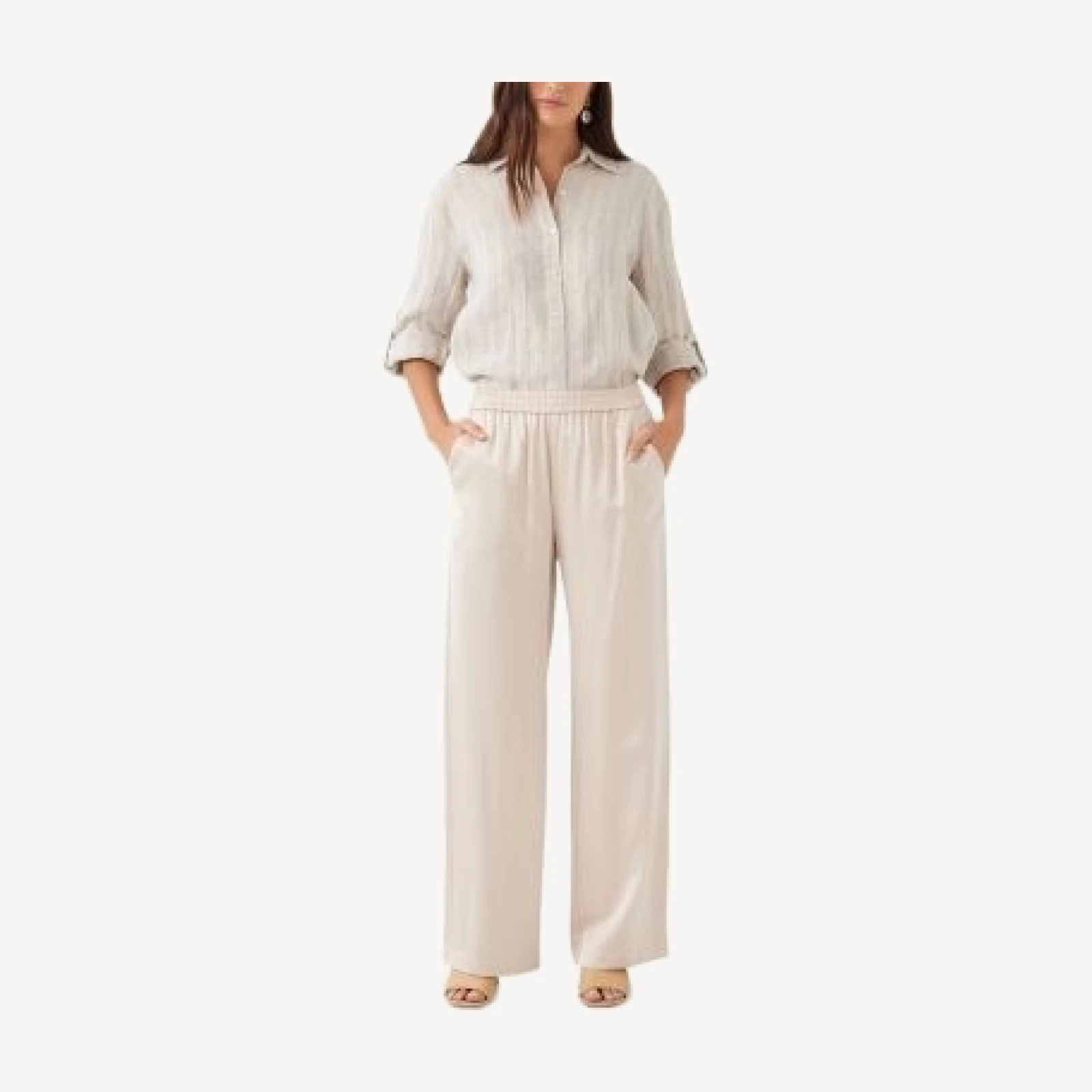 Karen Kane Satin Pull On Pants