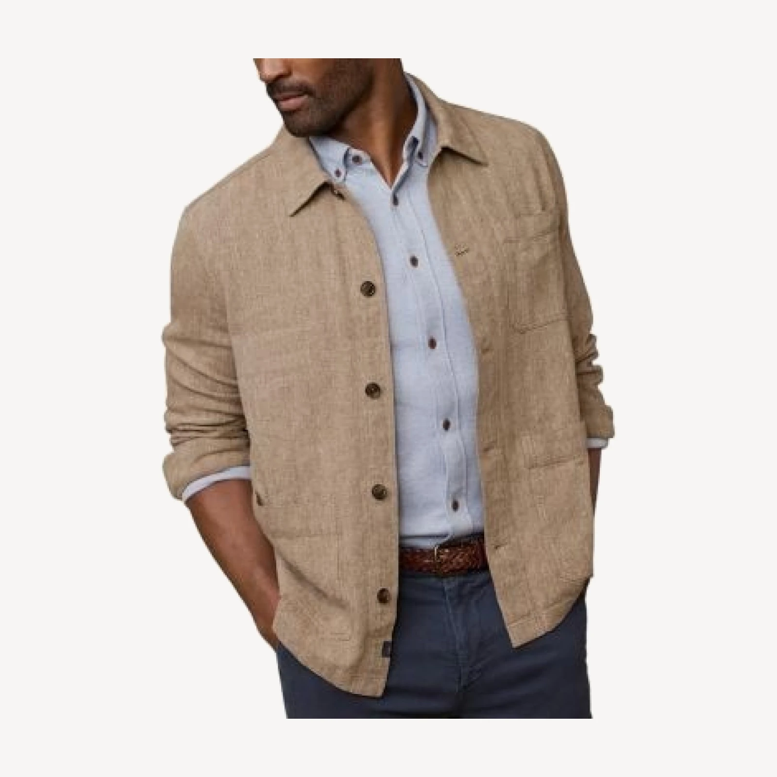 Faherty Herringbone Studio Jacket
