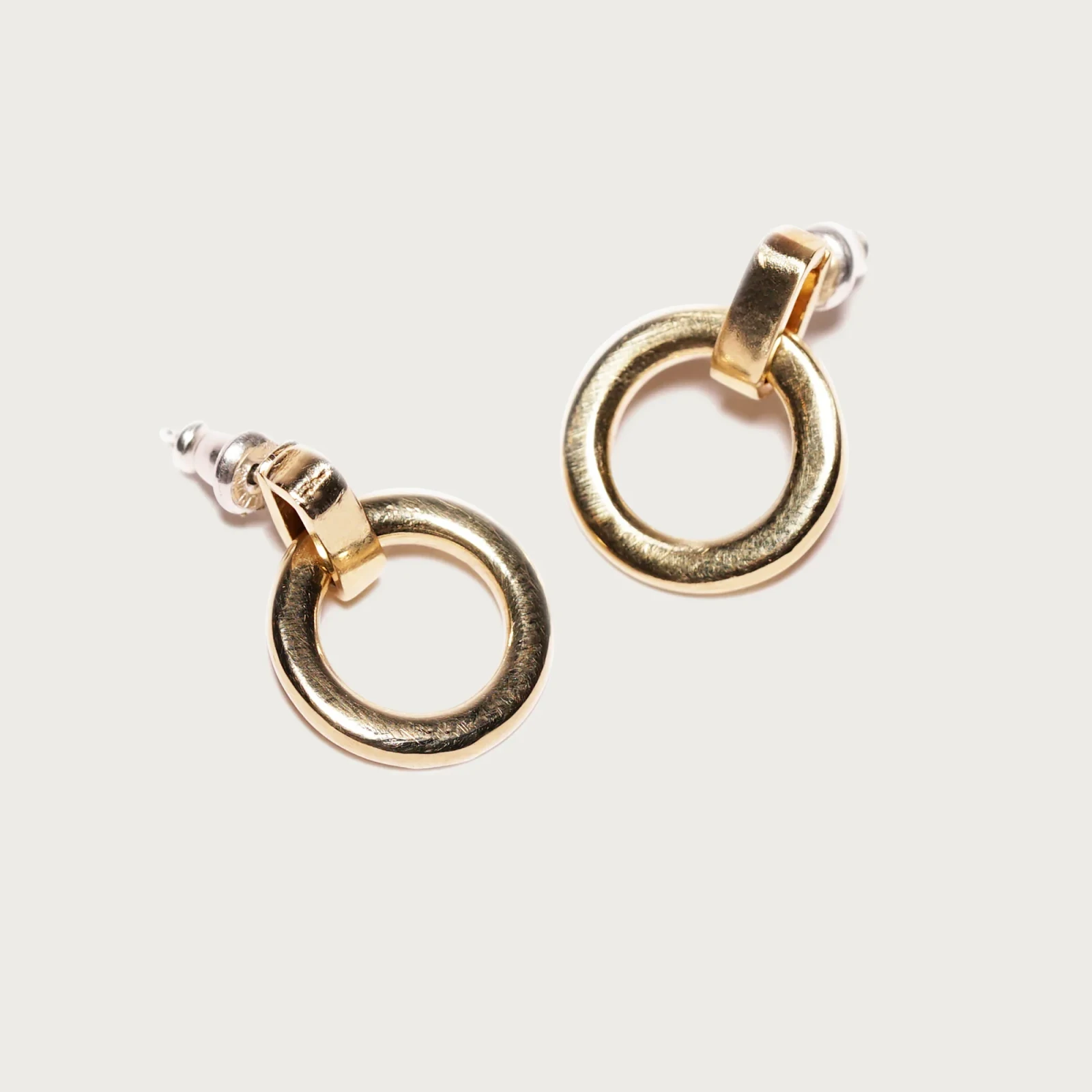 Odette New York® Beau hoop earrings in brass