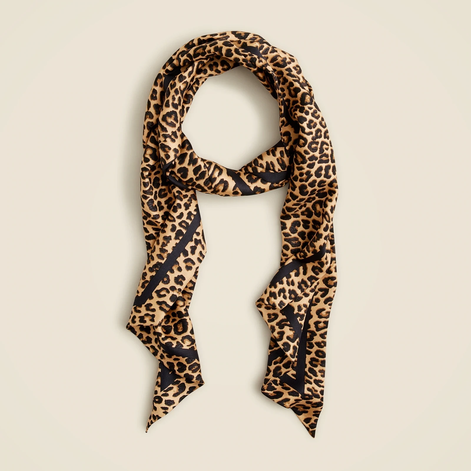 Printed silk scarf