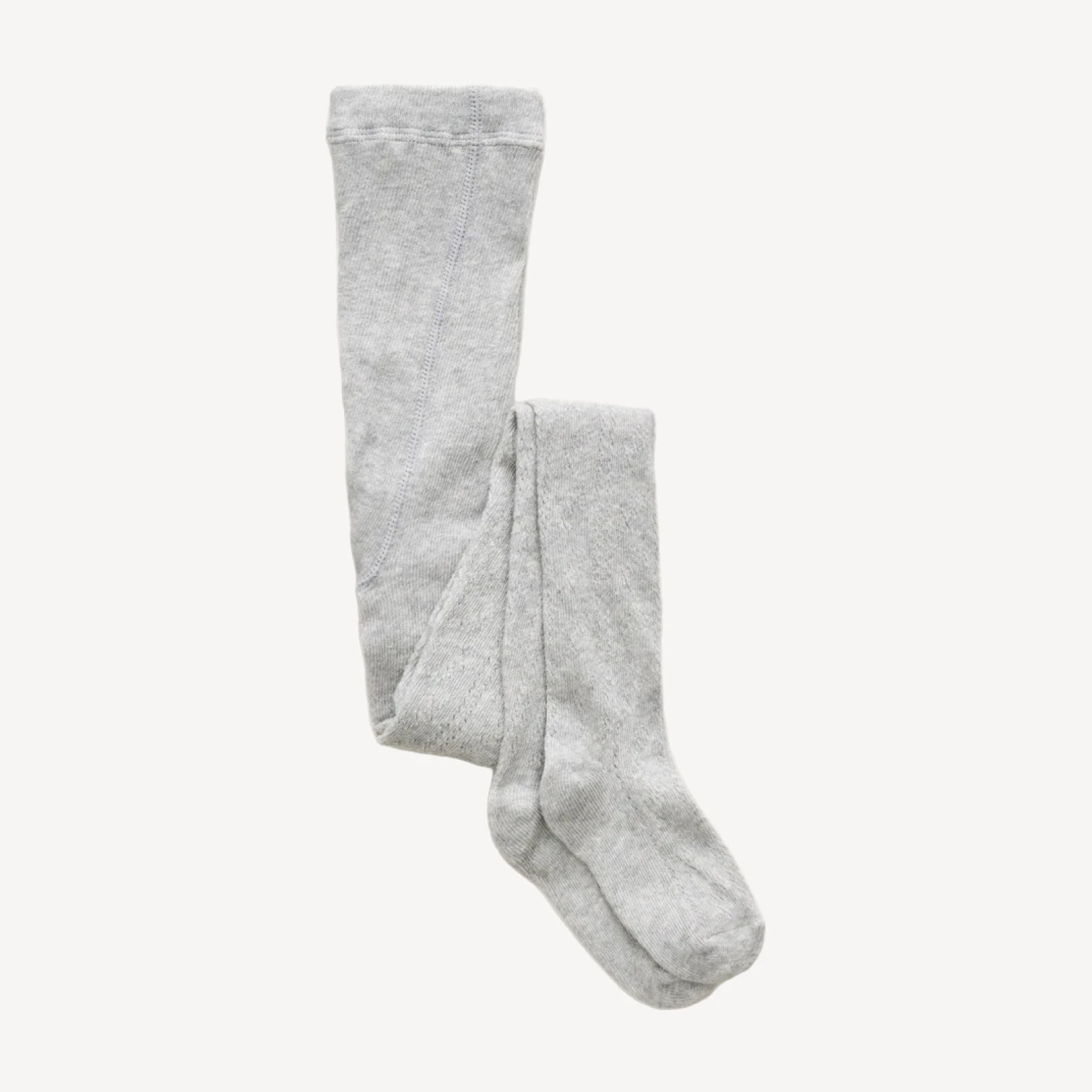 Girls' pointelle-knit tights