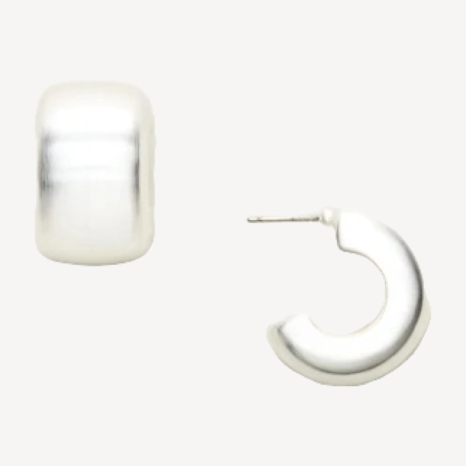 Oversized hoop earrings