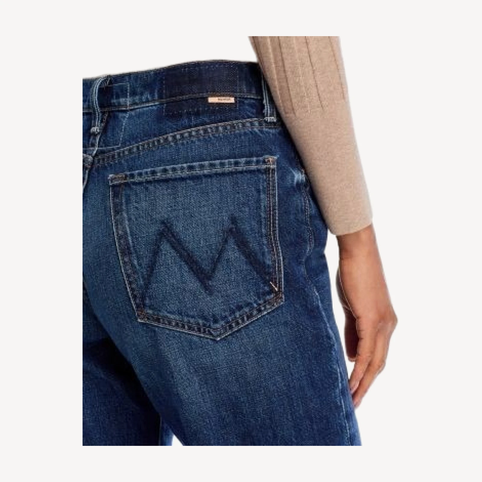 Mother The Rambler Zip Heel Jeans in Unplugged