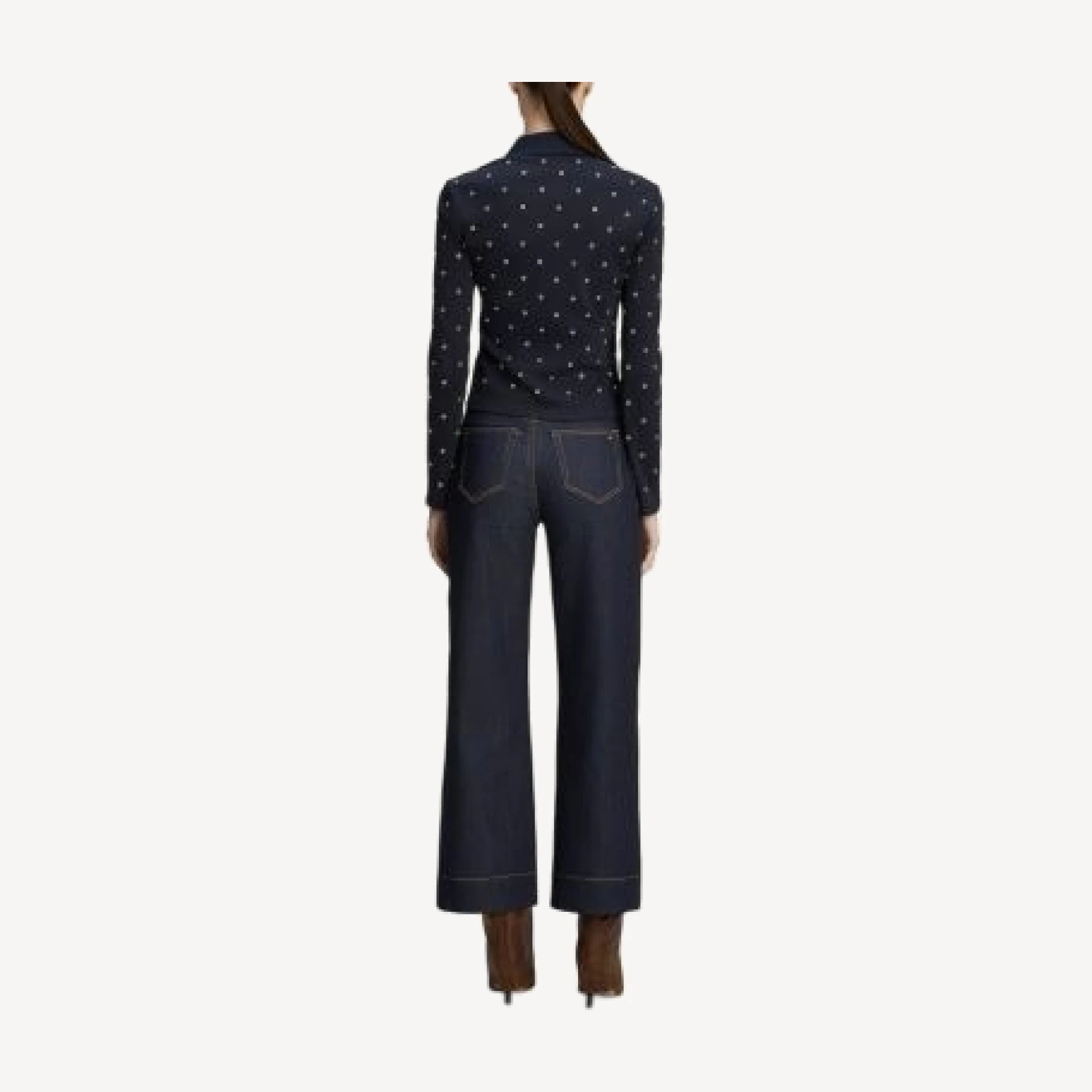 Cinq a Sept Jensyn Grommet Cotton Stretch Top