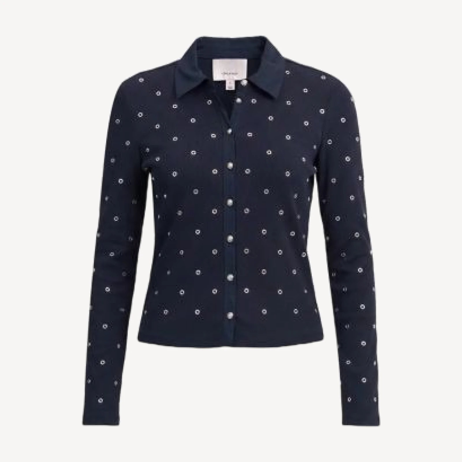Cinq a Sept Jensyn Grommet Cotton Stretch Top