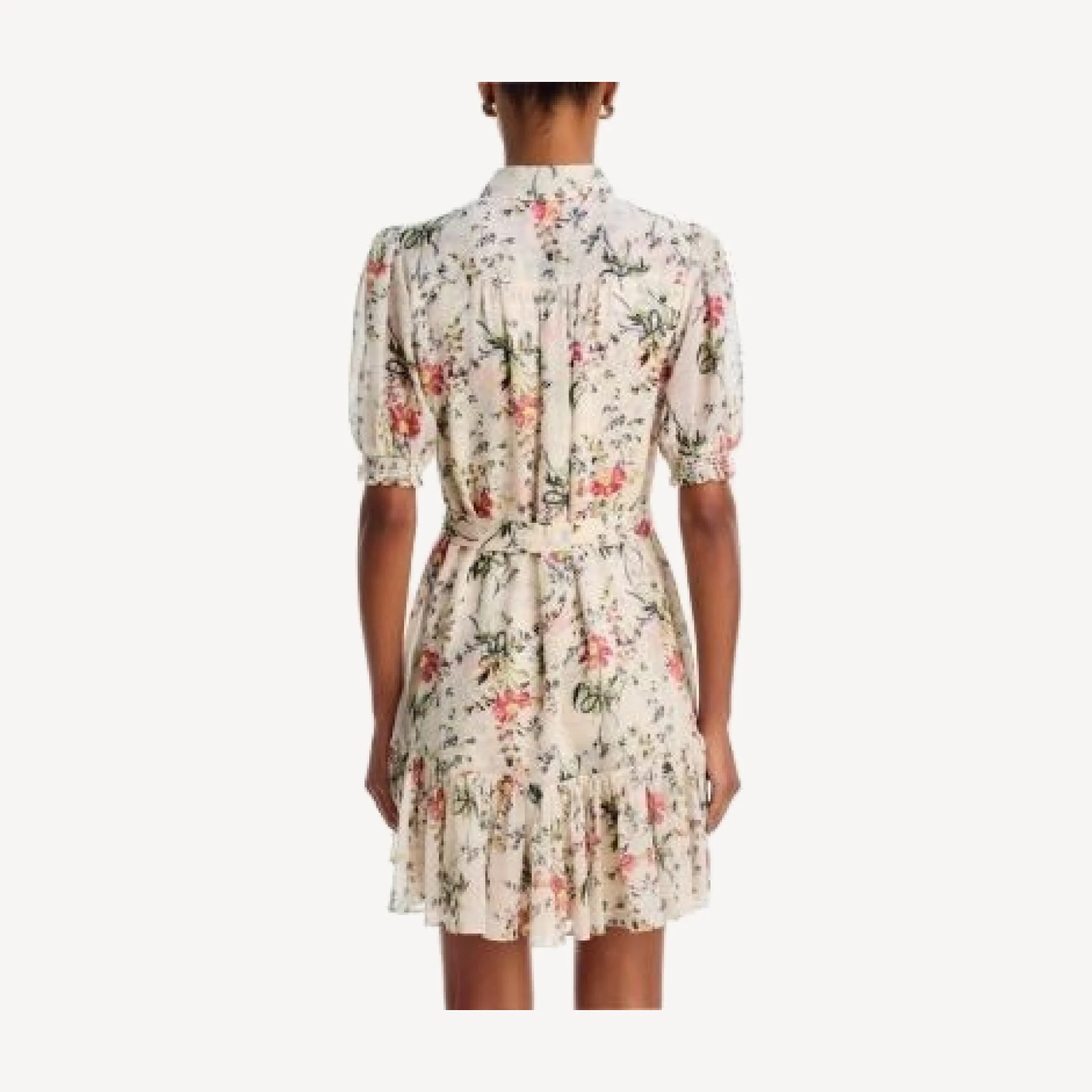 Cinq a Sept Wildflowr Loveletter Halbini Floral Mini Dress