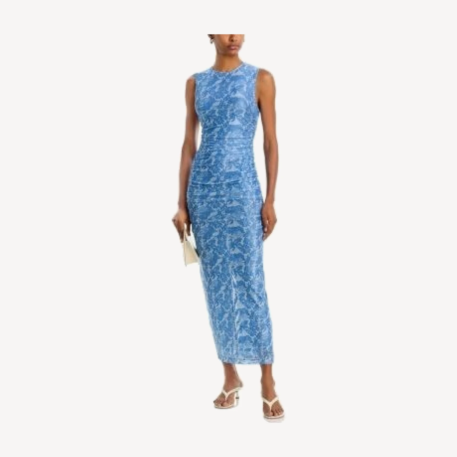 Cinq a Sept Trompe Loeil Ruched Bodycon Dress