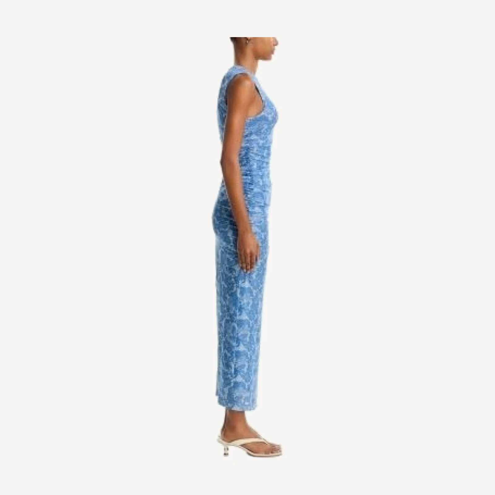 Cinq a Sept Trompe Loeil Ruched Bodycon Dress