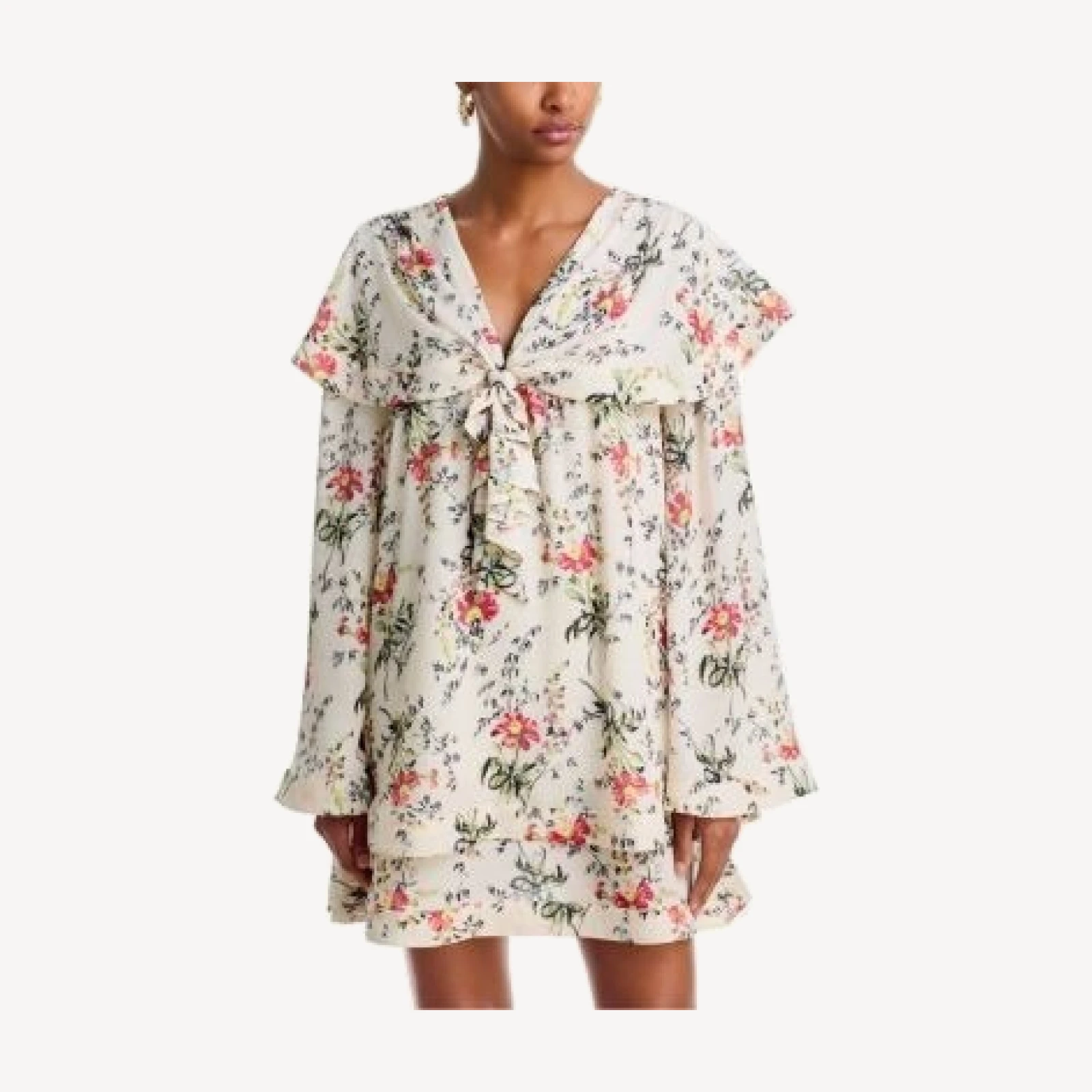 Cinq a Sept Isabel Wildflower Lovelette Floral Mini Dress