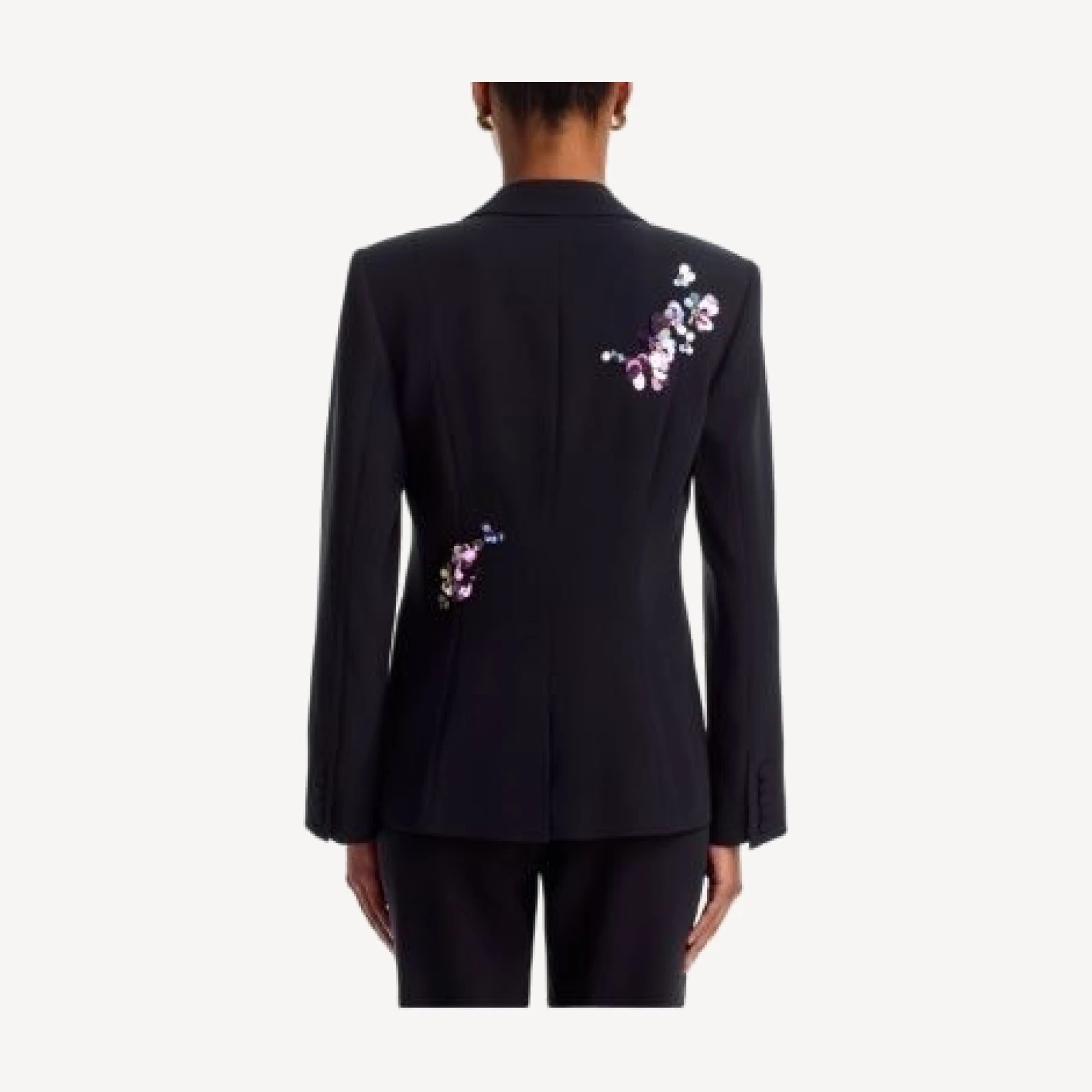 Cinq a Sept Karlie Waterfall Paillettes Blazer
