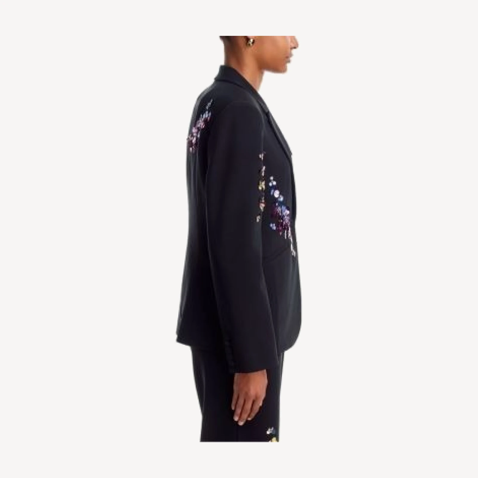 Cinq a Sept Karlie Waterfall Paillettes Blazer