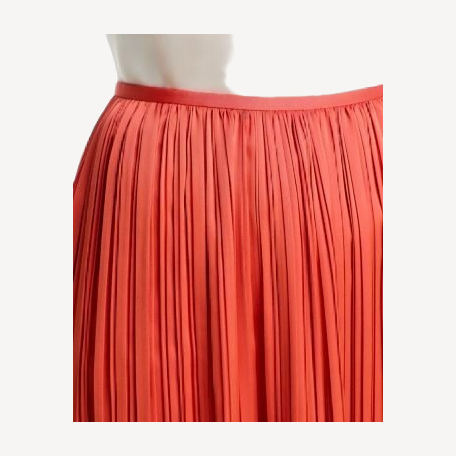 Cinq a Sept Esme Satin Delaine Pleated Midi Skirt
