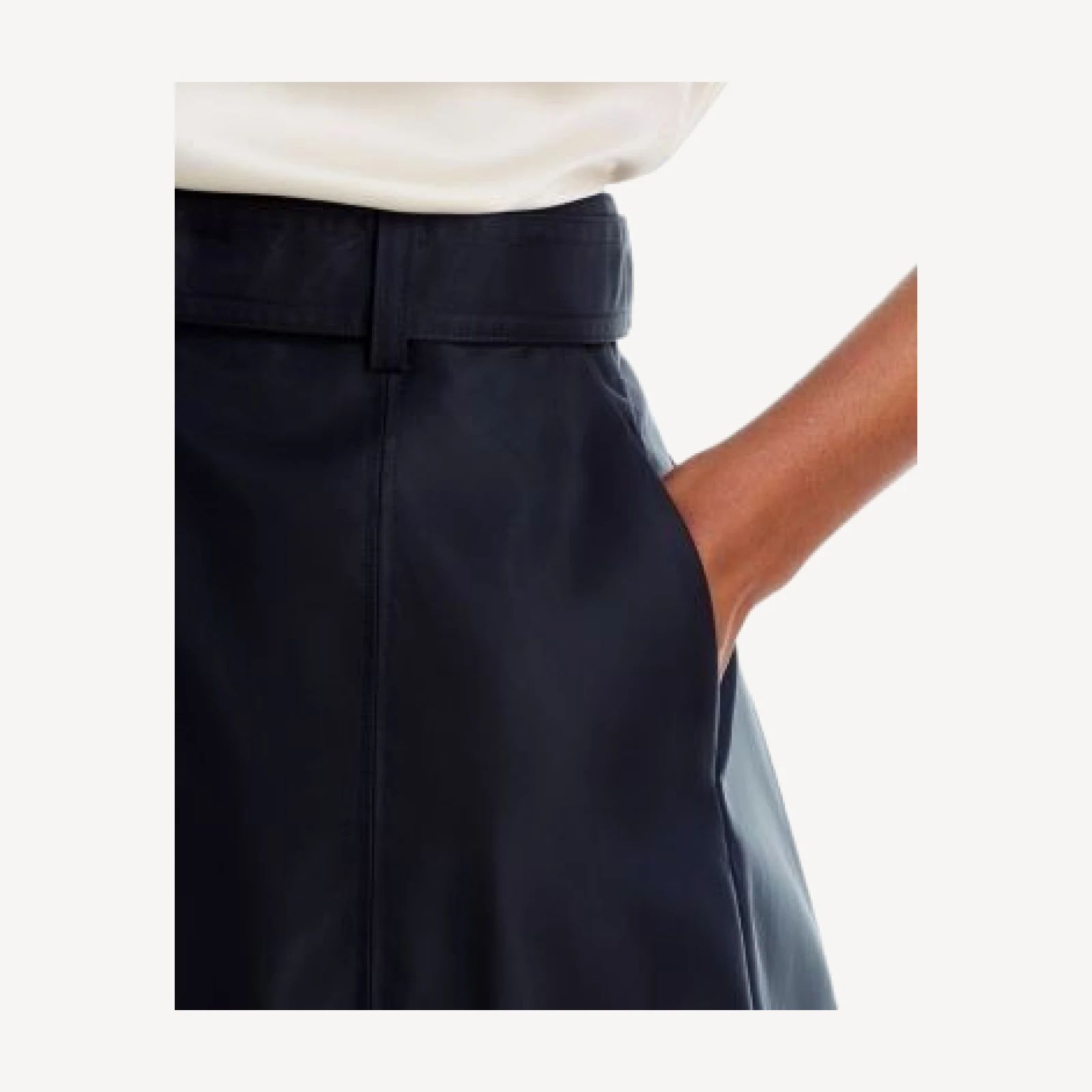 Cinq a Sept Zia Pleated A Line Midi Skirt