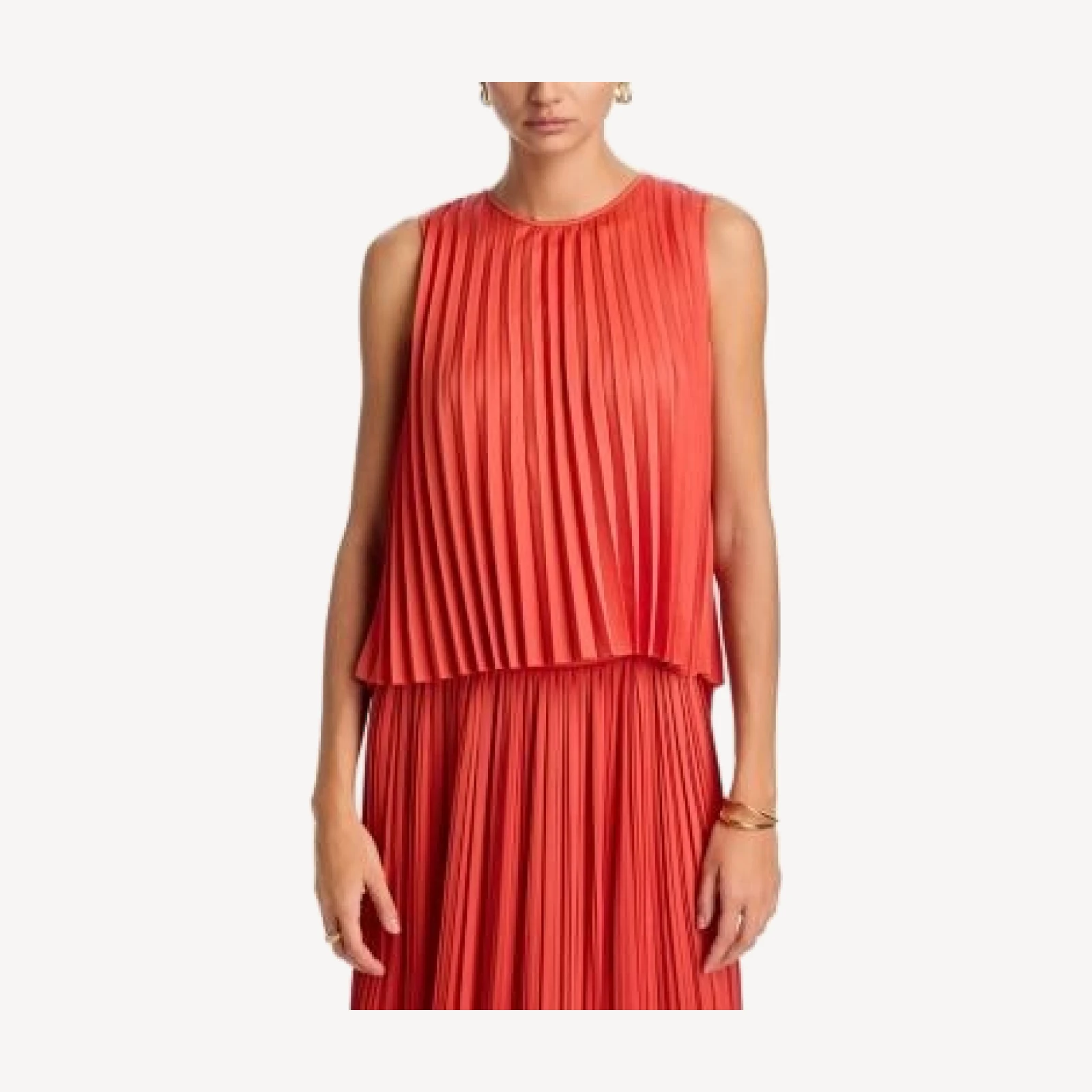 Cinq a Sept Donna Pleated Sleeveless Top