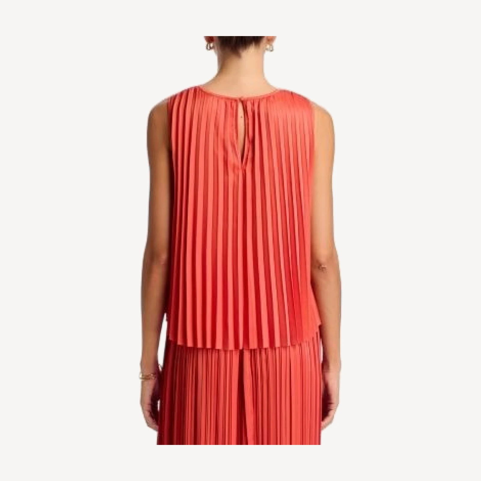 Cinq a Sept Donna Pleated Sleeveless Top