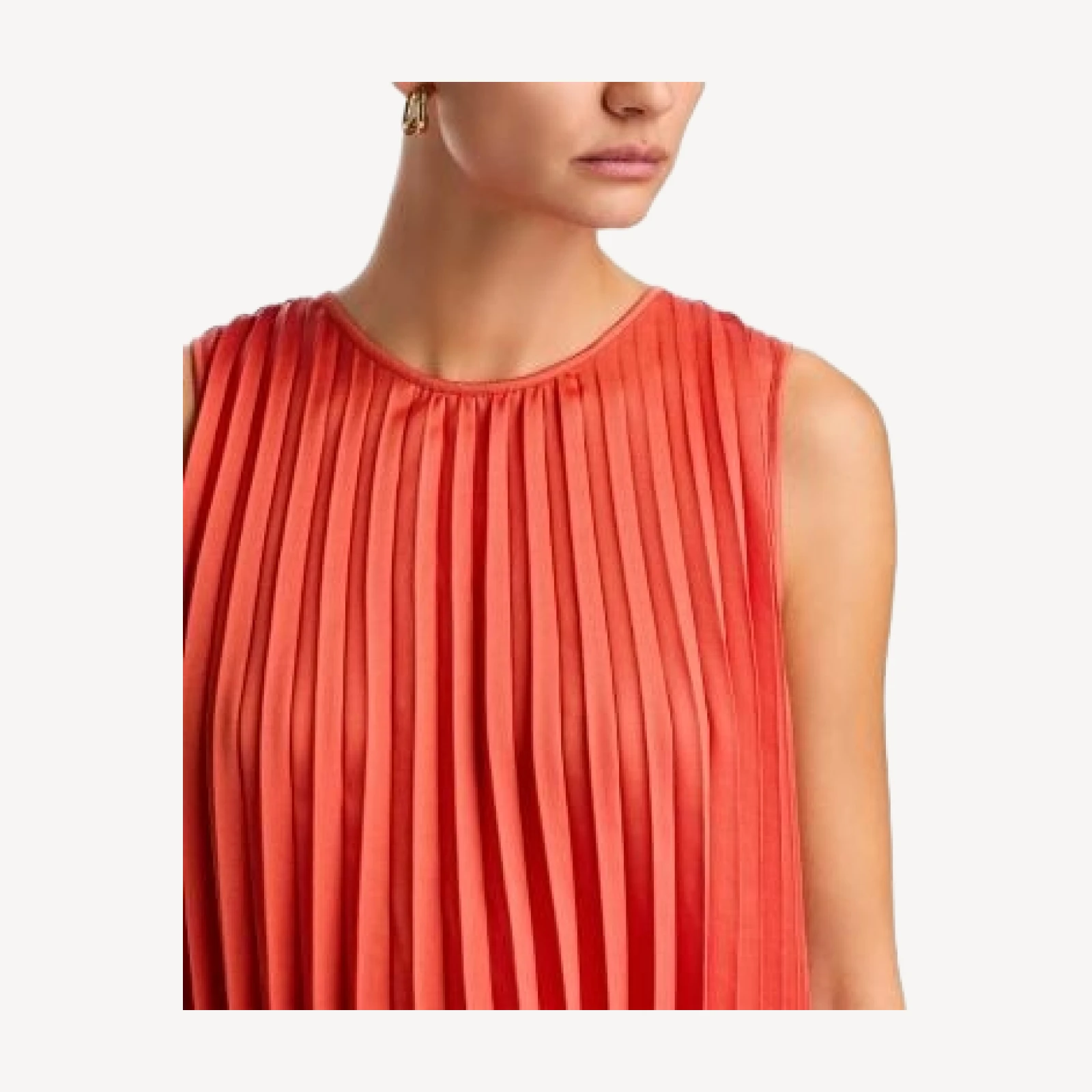 Cinq a Sept Donna Pleated Sleeveless Top