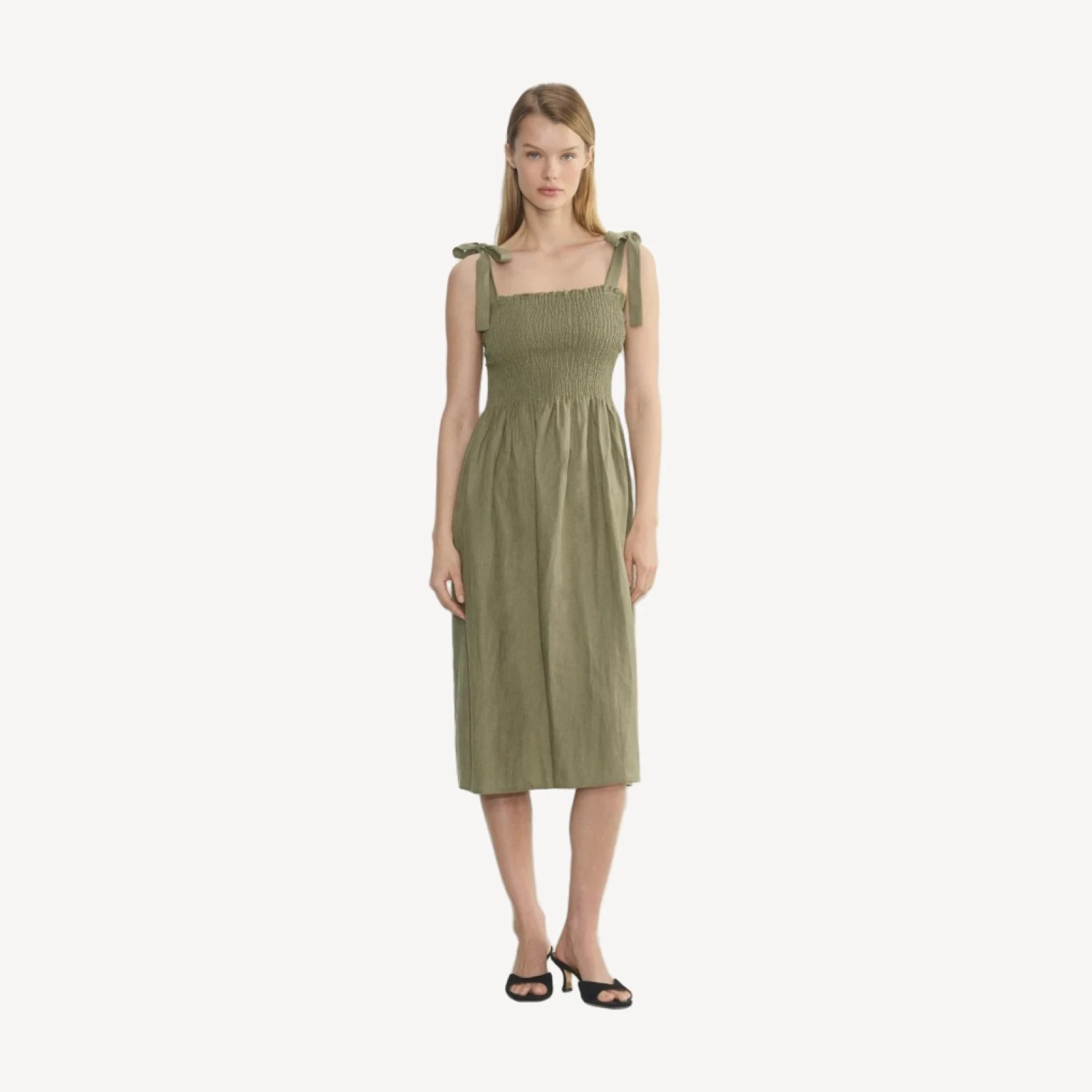 Golden Hour Linen Dress