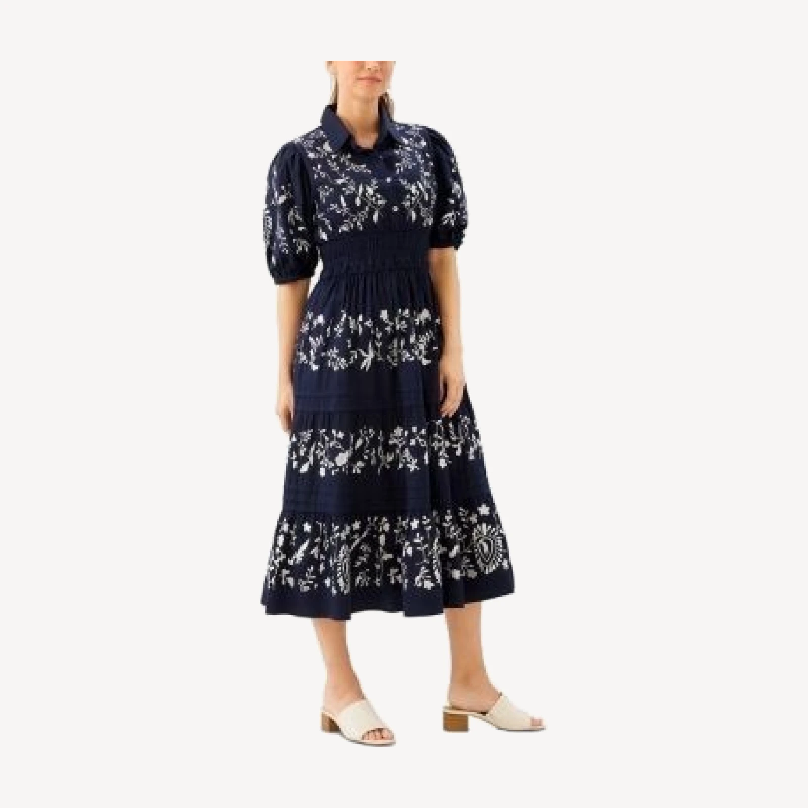 Karen Kane Embroidered Dress