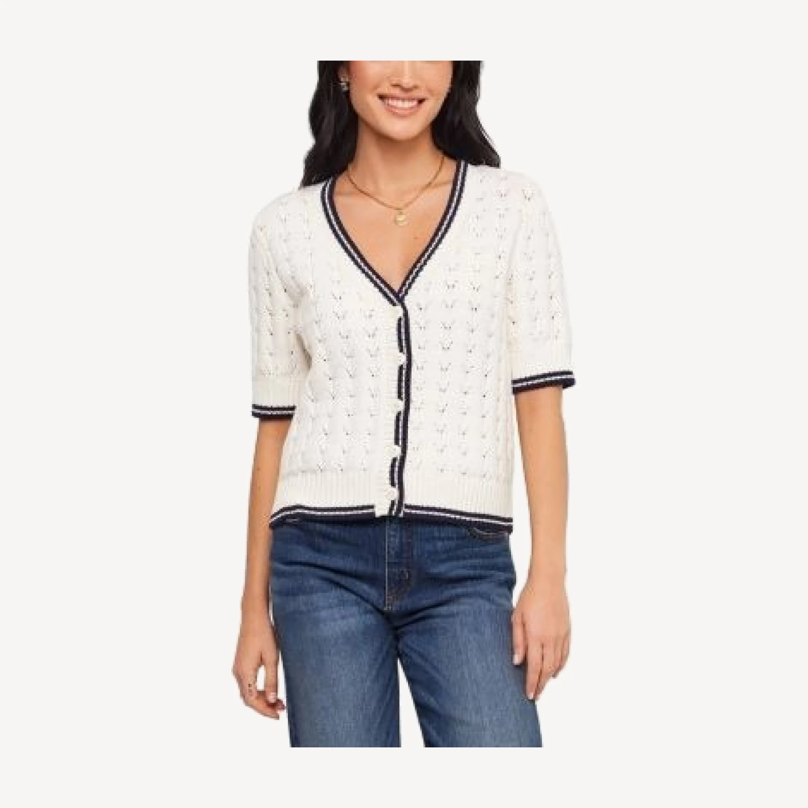Karen Kane V Neck Cardigan Sweater