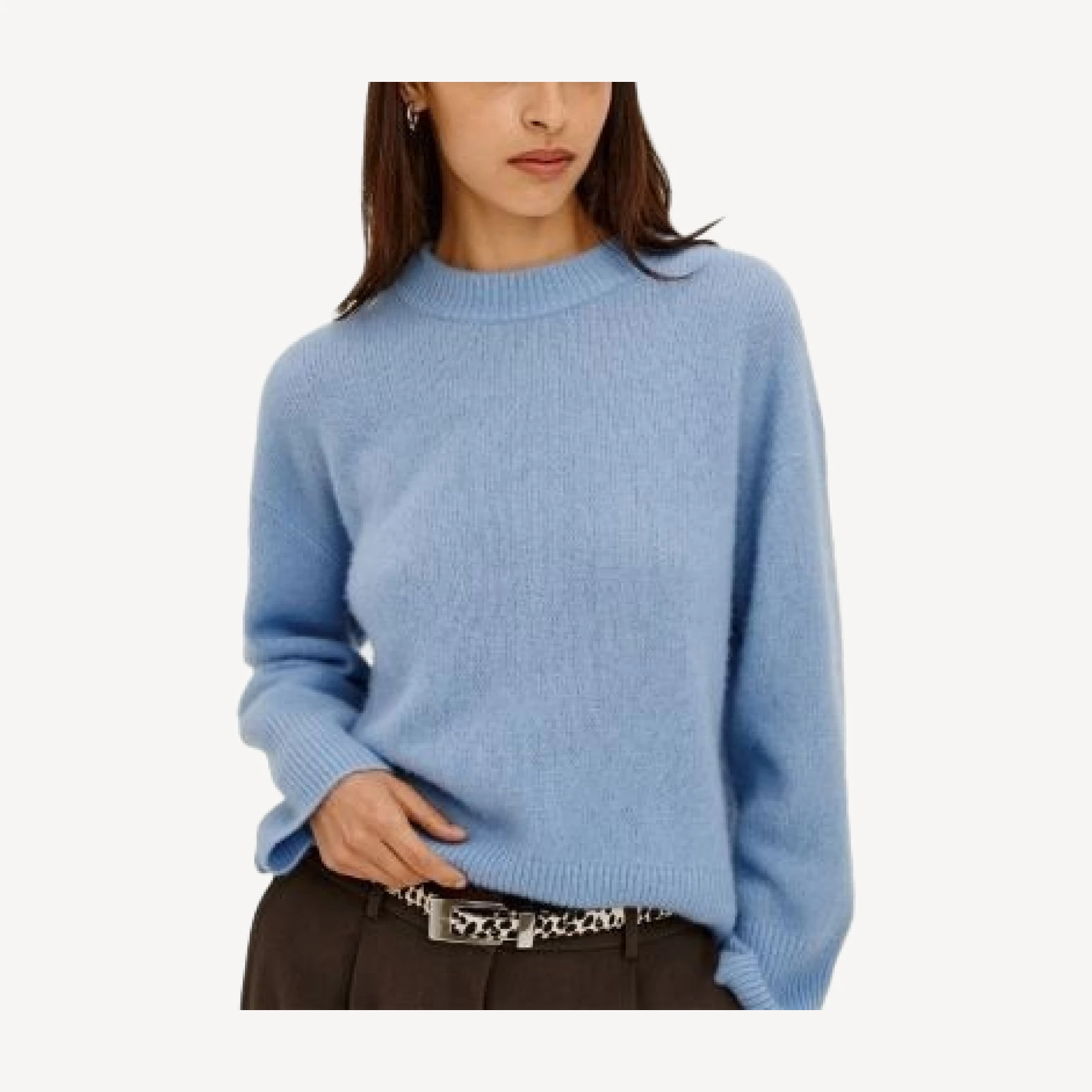 Rails Miranda Cashmere & Silk Crewneck Oversized Sweater