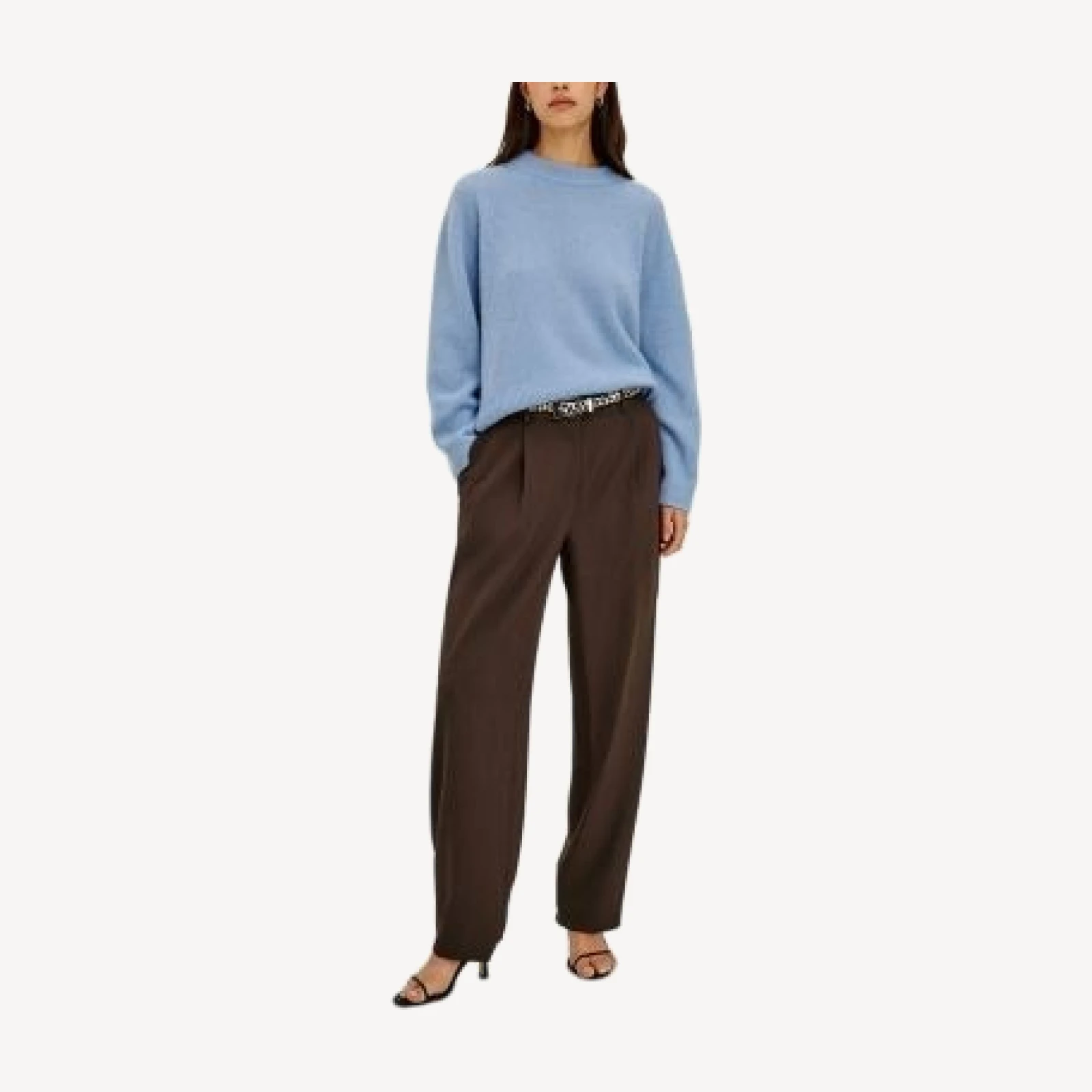 Rails Miranda Cashmere & Silk Crewneck Oversized Sweater