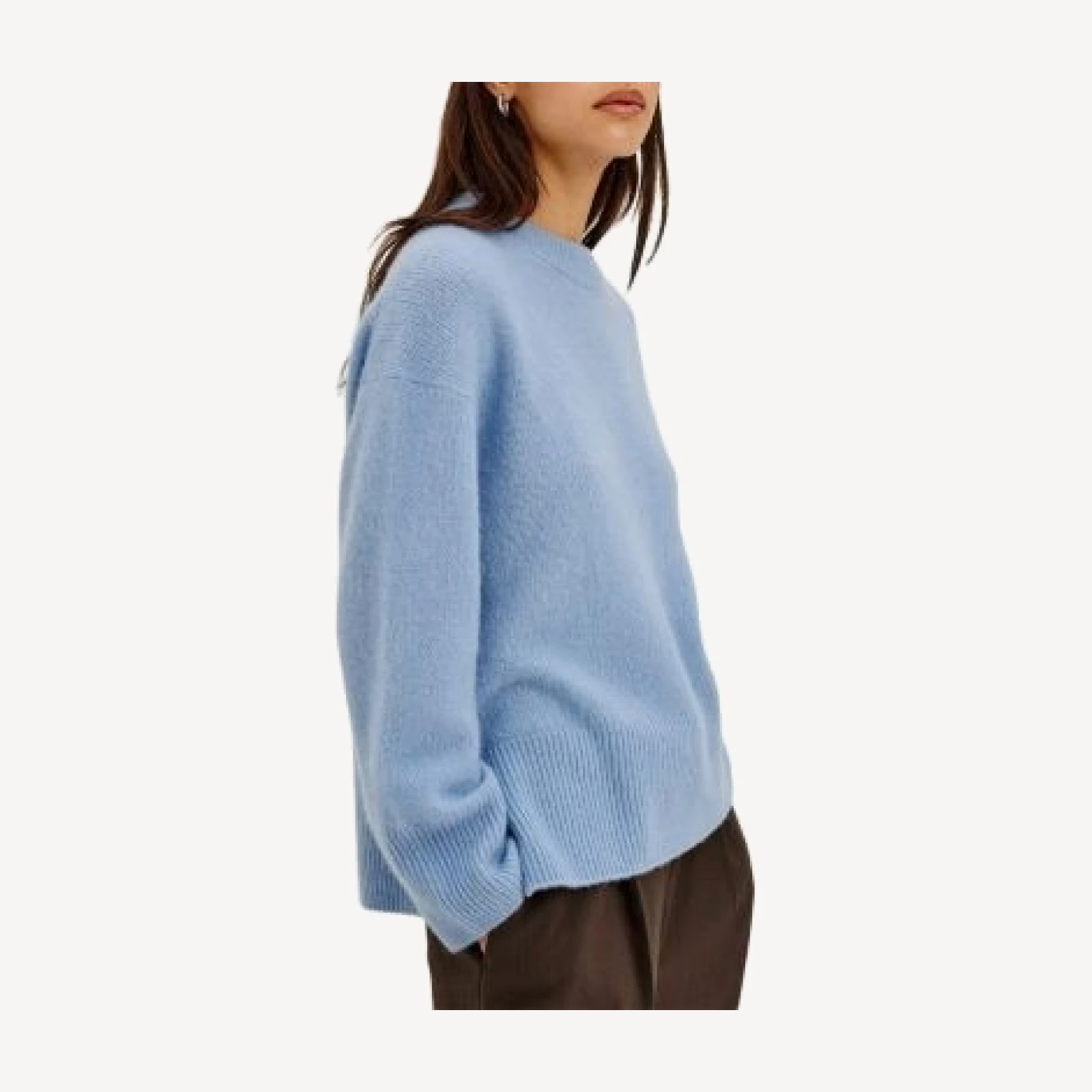 Rails Miranda Cashmere & Silk Crewneck Oversized Sweater
