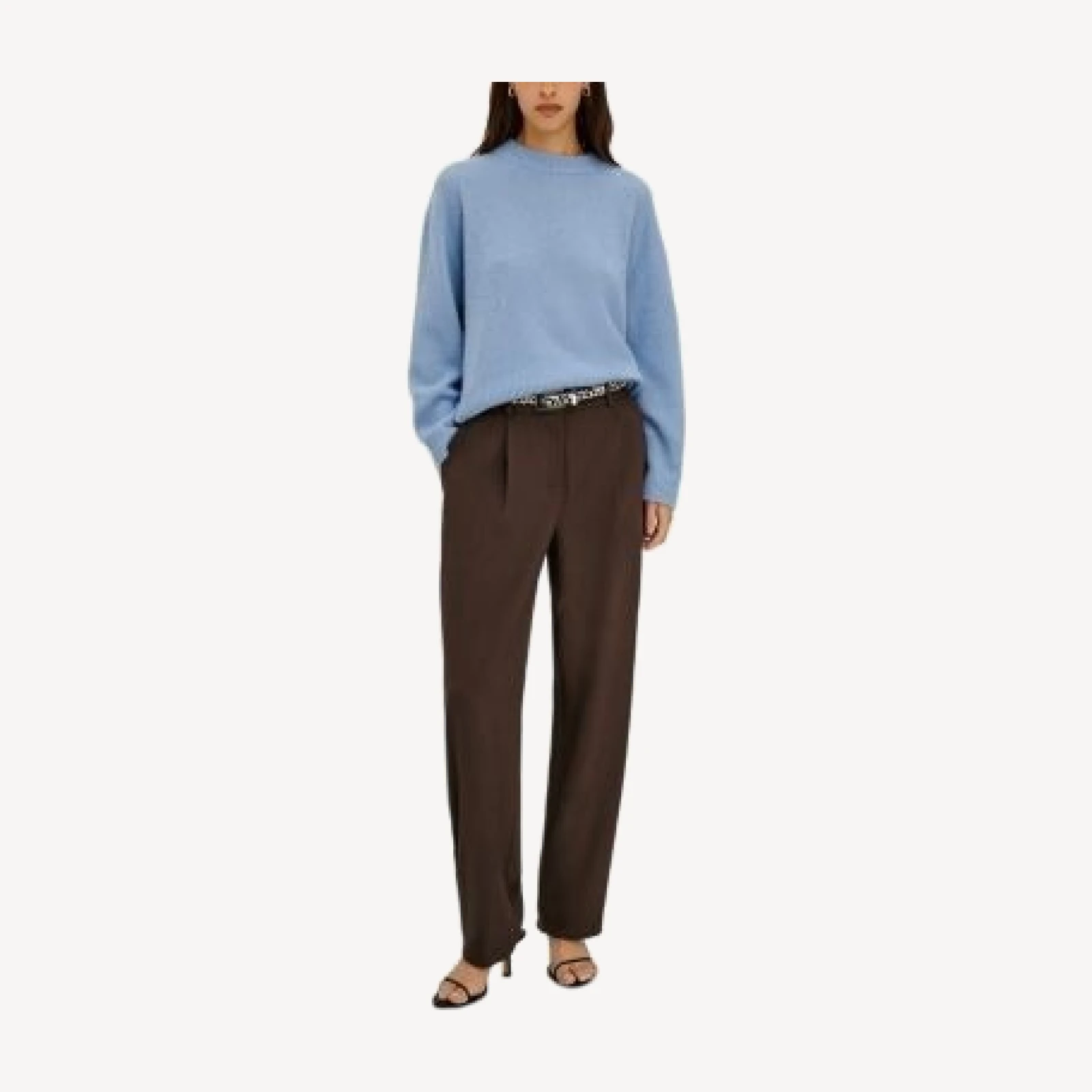 Rails Miranda Cashmere & Silk Crewneck Oversized Sweater