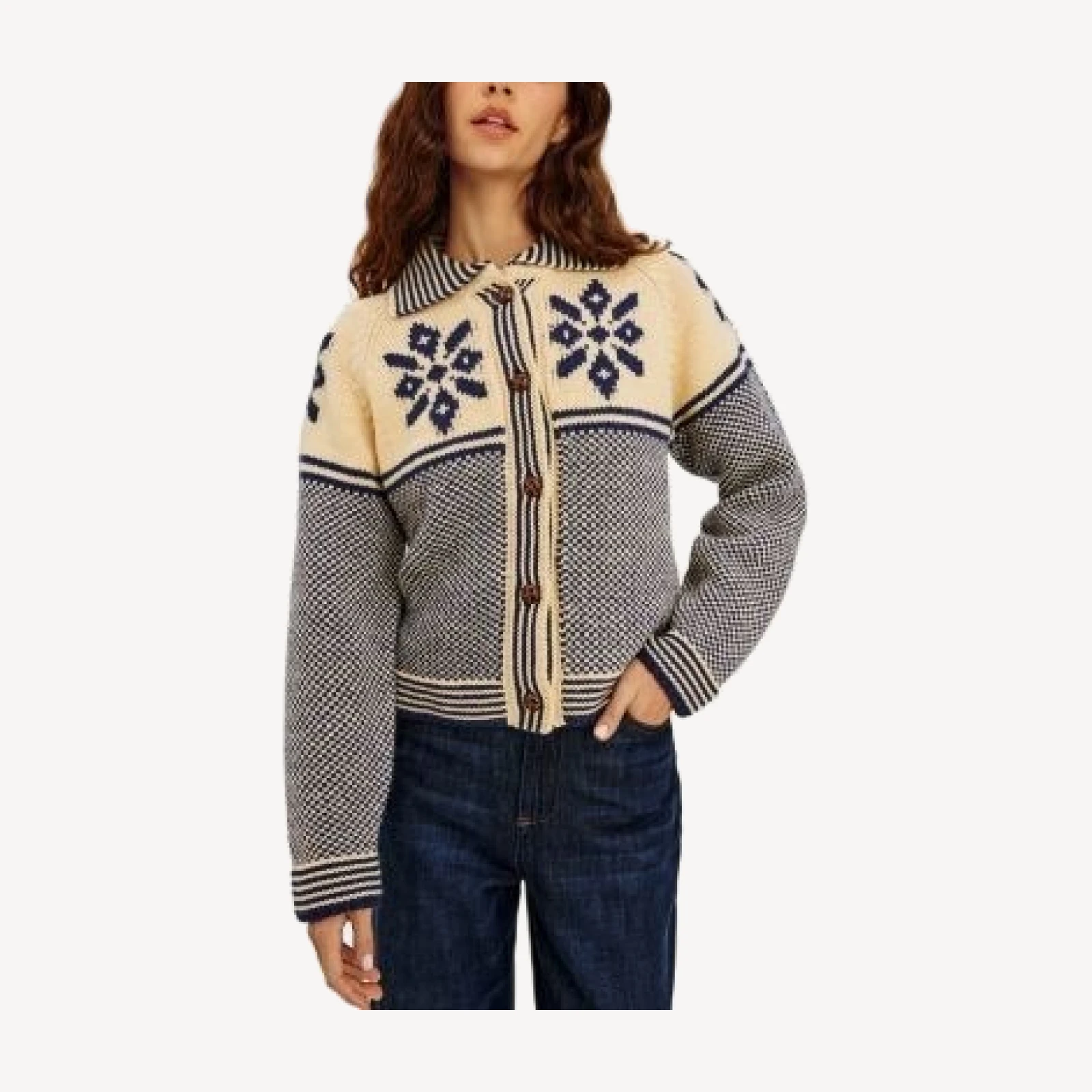 Rails Hilde Fair Isle Cardigan Jacket