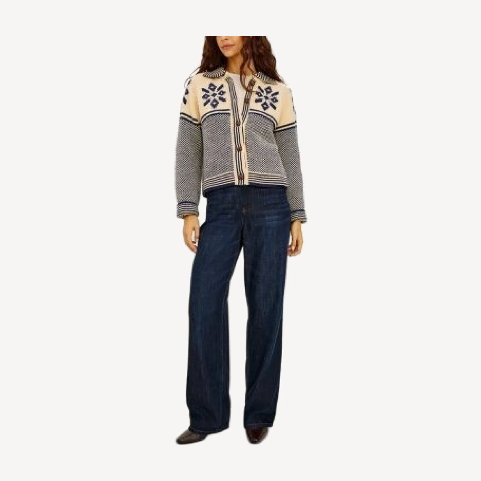 Rails Hilde Fair Isle Cardigan Jacket