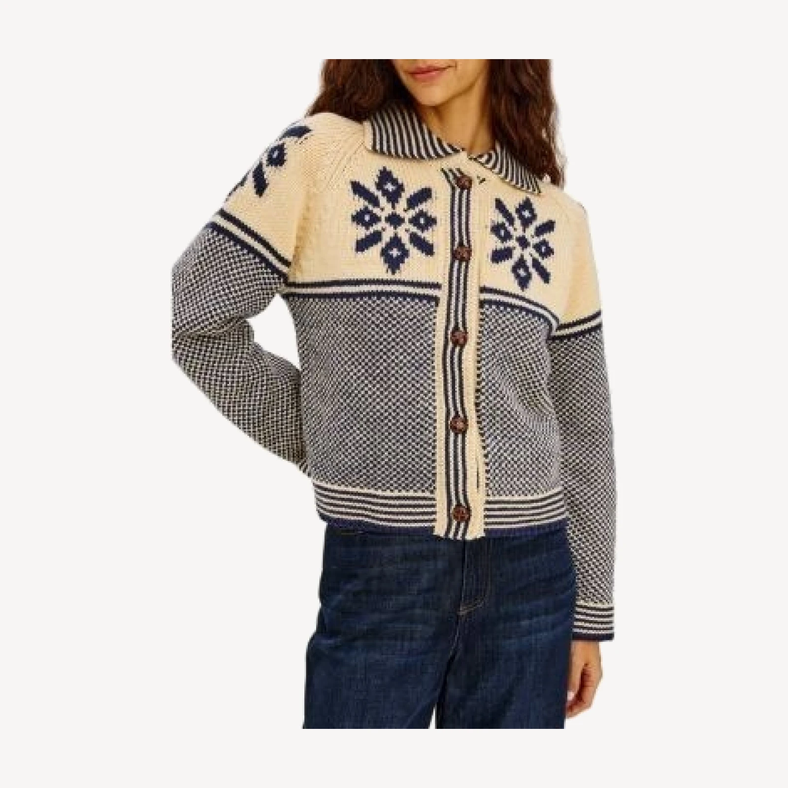 Rails Hilde Fair Isle Cardigan Jacket