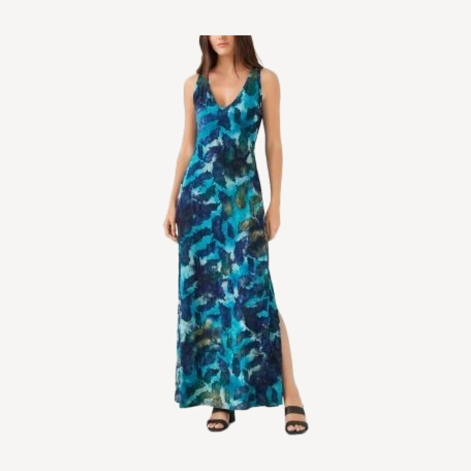 Karen Kane Side Slit Maxi Dress