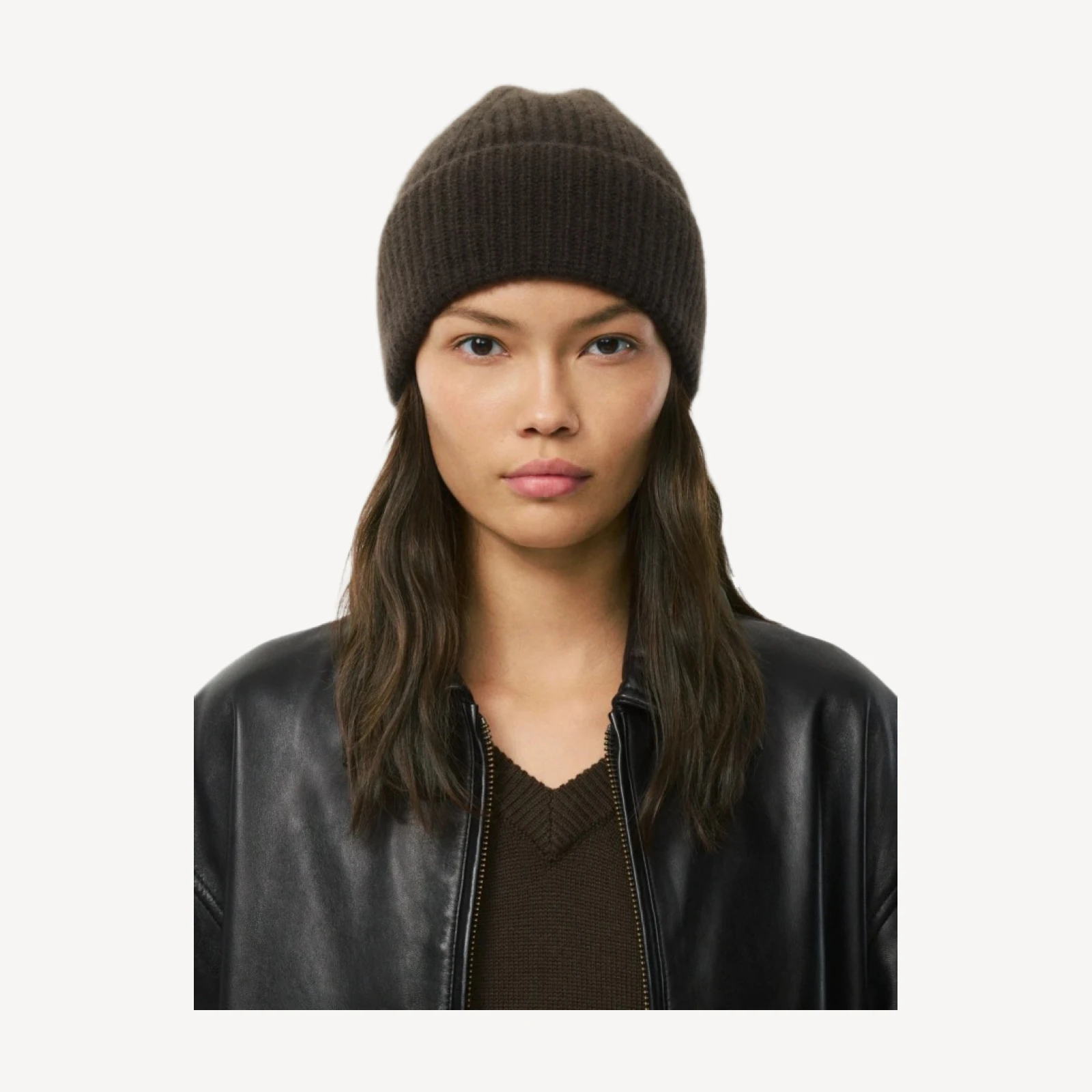 Cashmere Crested Beanie