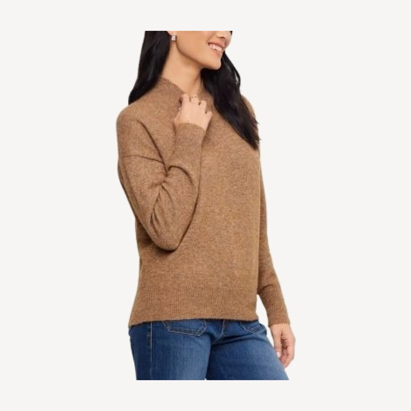 Karen Kane Shawl Collar Drop Sleeve Sweater