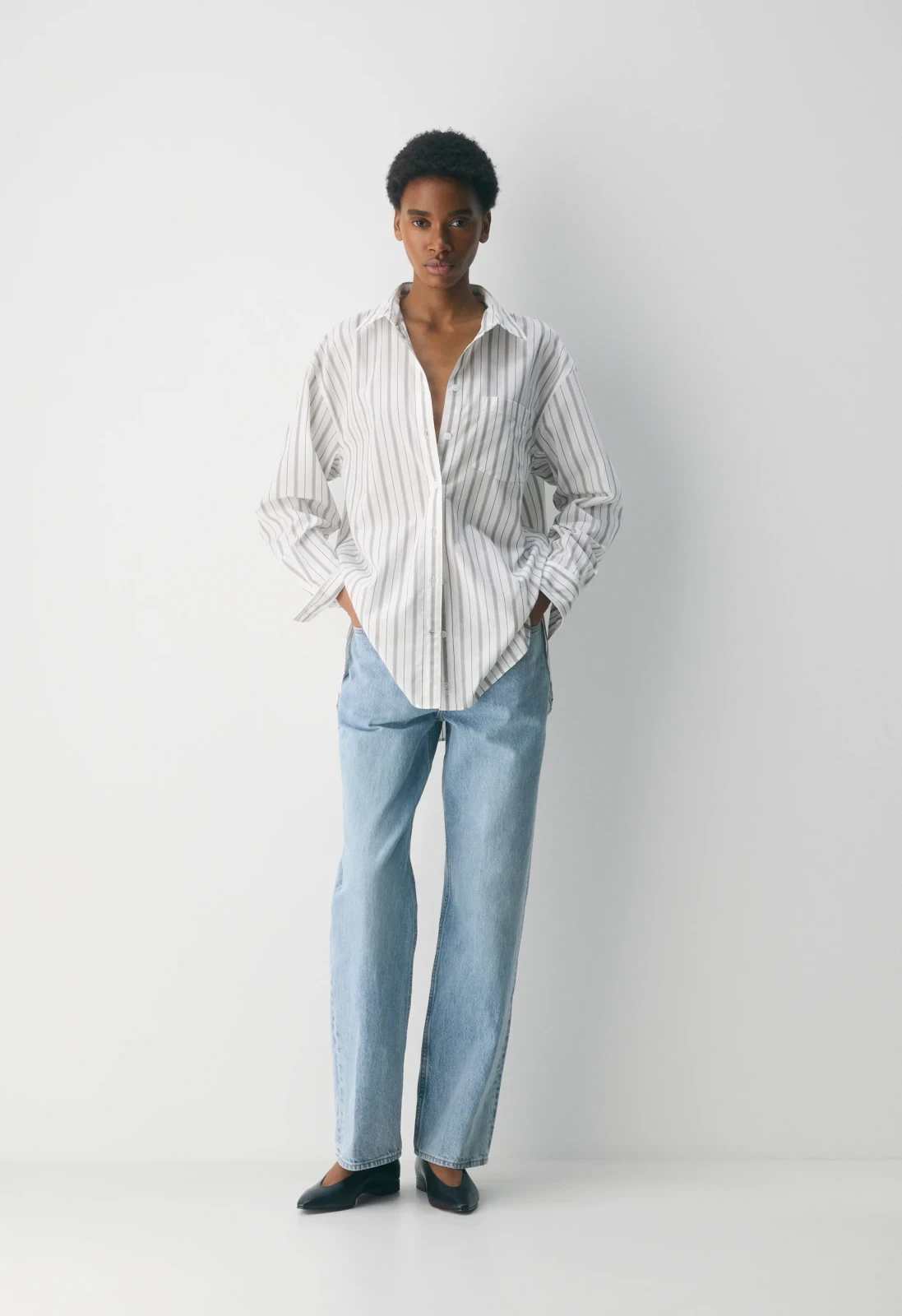 Outro Oversized Poplin Shirt