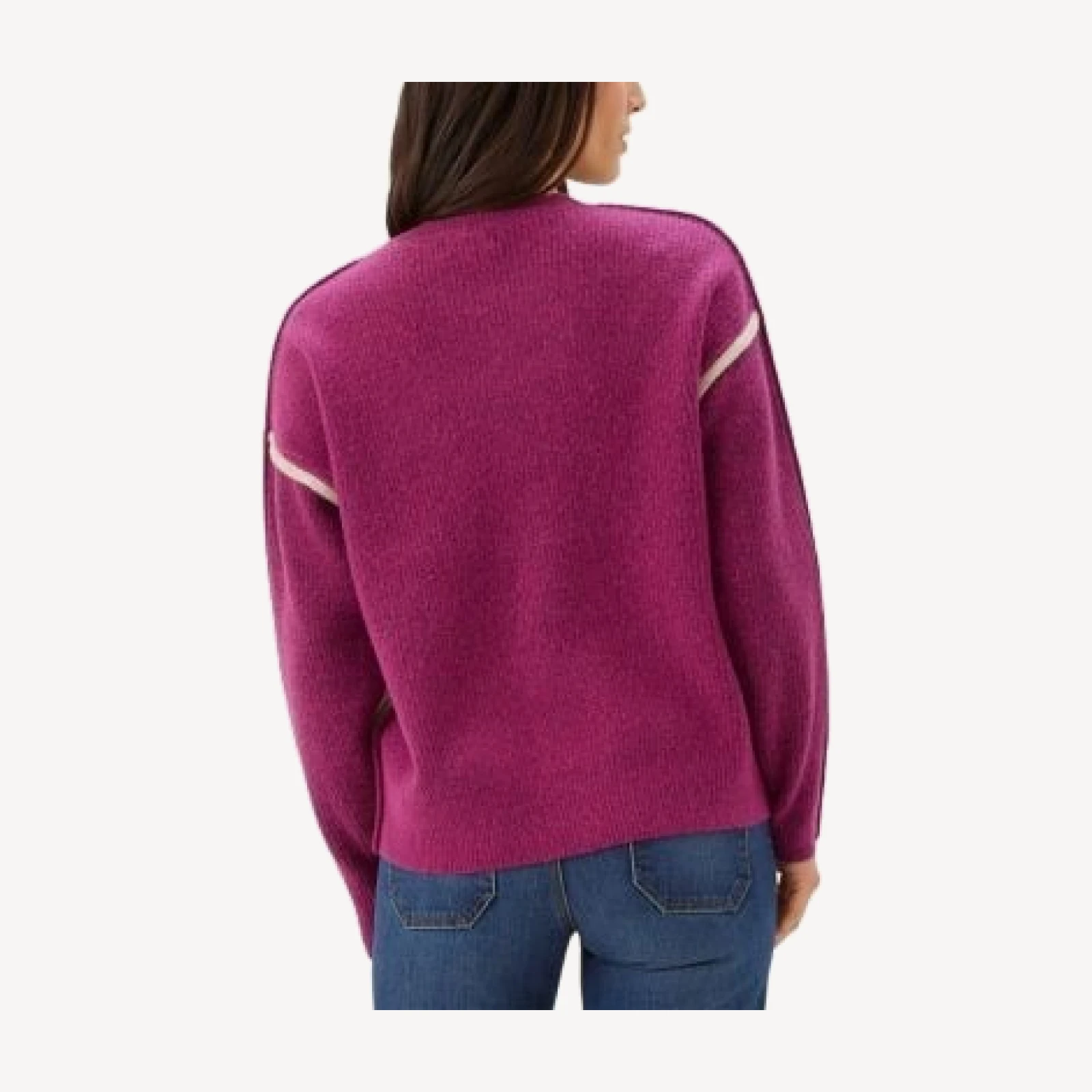 Karen Kane Colorblock Crewneck Sweater