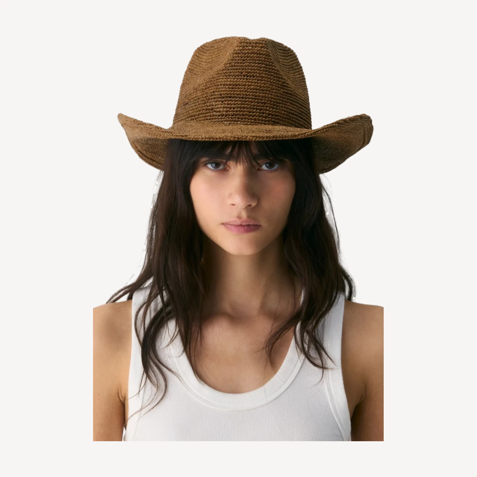 Lasso Raffia Cowboy Hat
