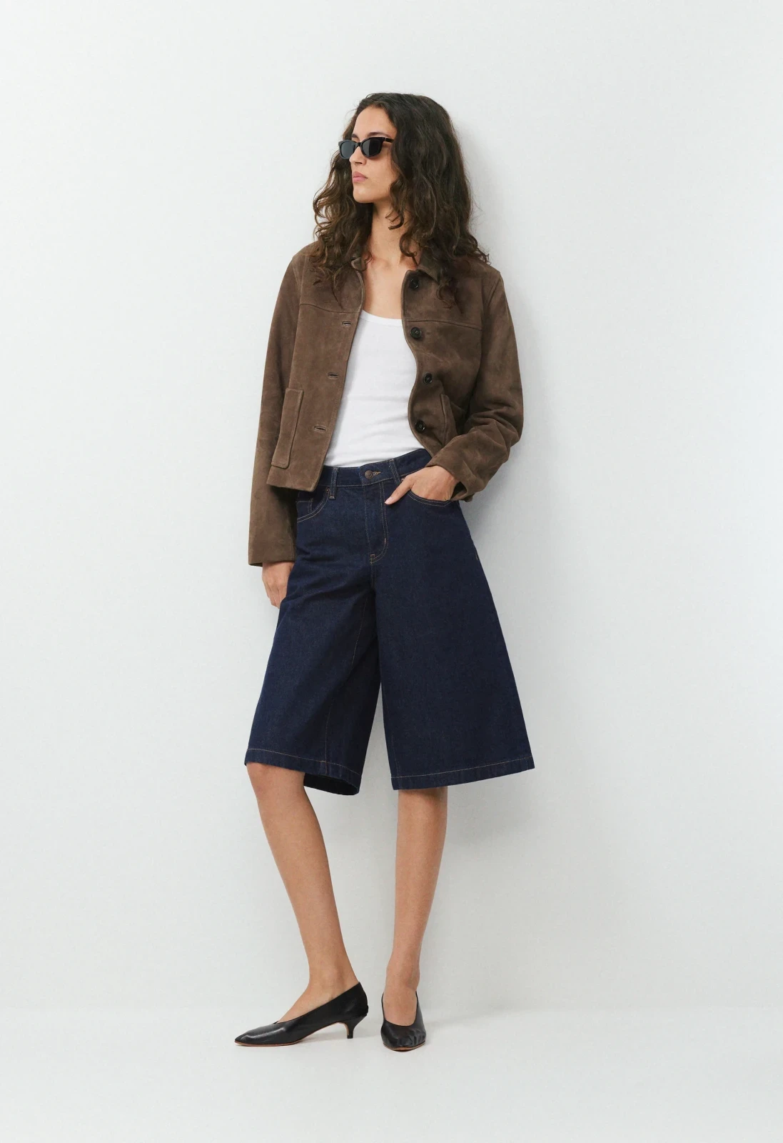 Publicity Below-Knee Denim Short