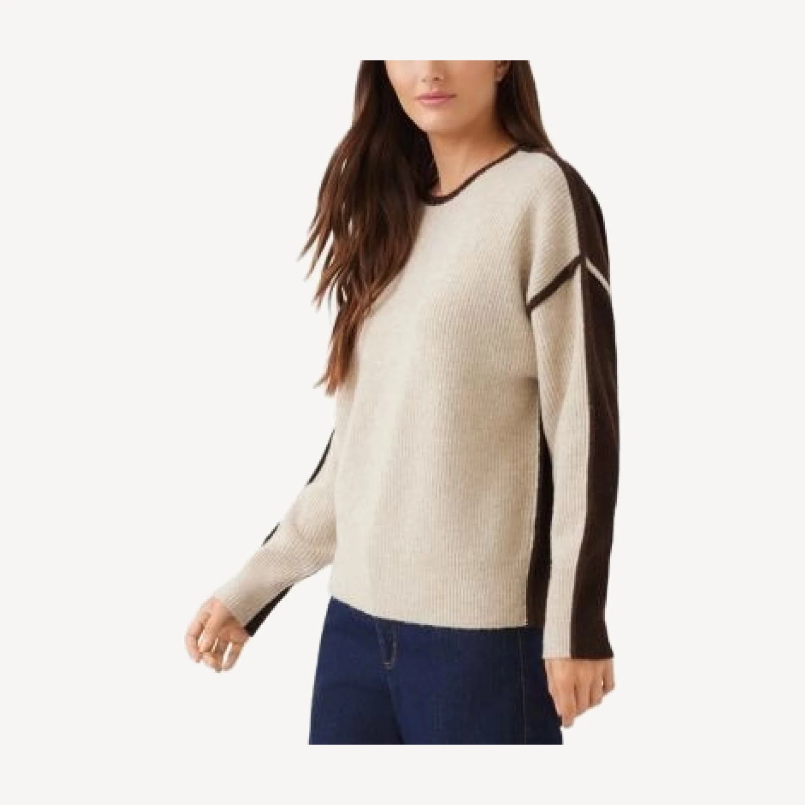 Karen Kane Colorblock Crewneck Sweater