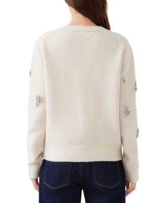 Karen Kane Embellished Rhinestone Cardigan Sweater