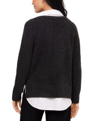 Karen Kane Layered Look Relaxed Sweater