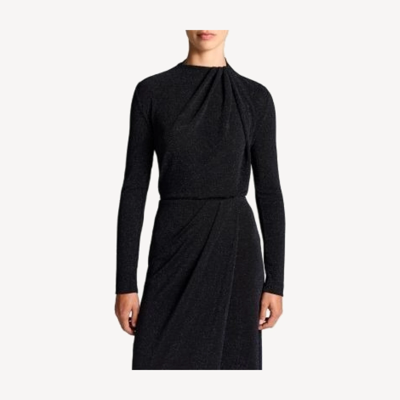Vince Twist Mock Neck Top
