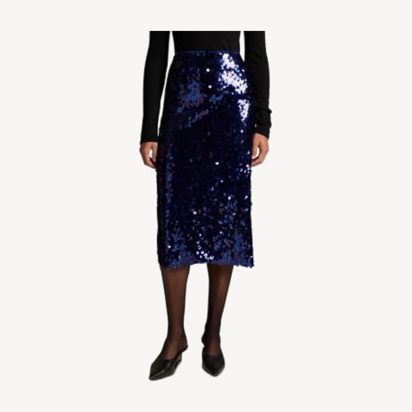Vince Sequined Pencil Skirt