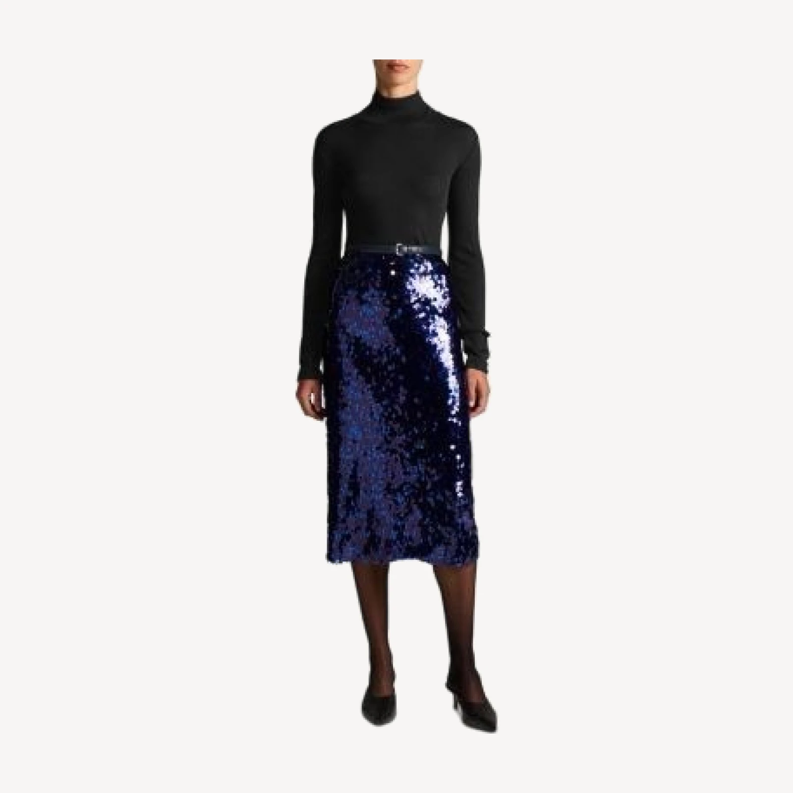 Vince Sequined Pencil Skirt