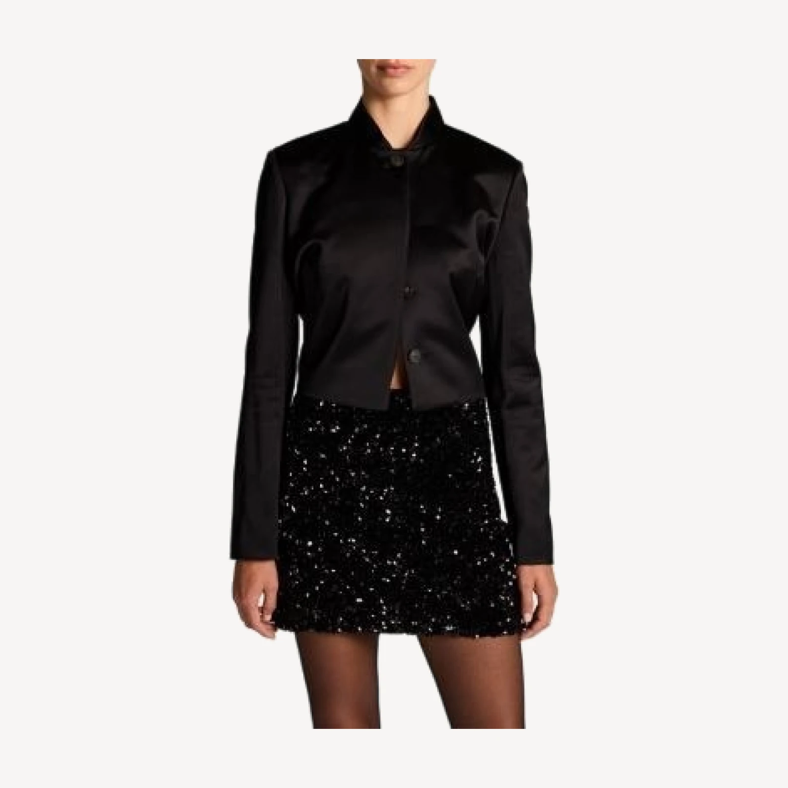 Vince Button Front Cropped Jacket