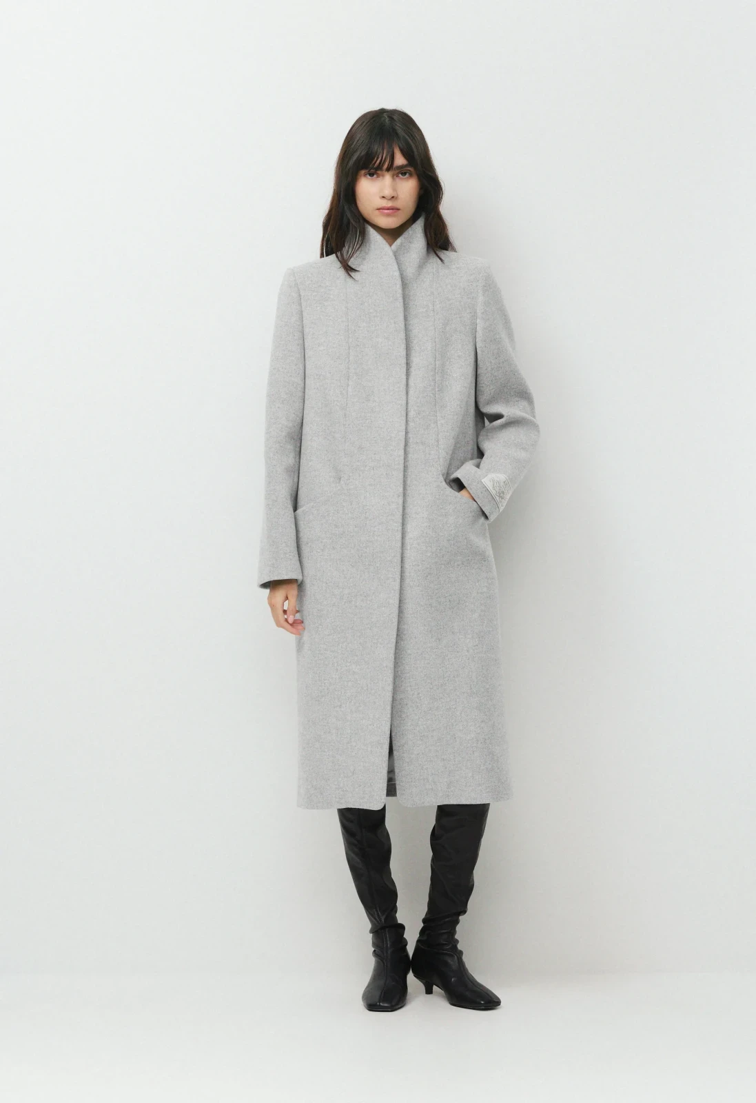 The Cocoon Long Coat - Luxe Wool Cashmere