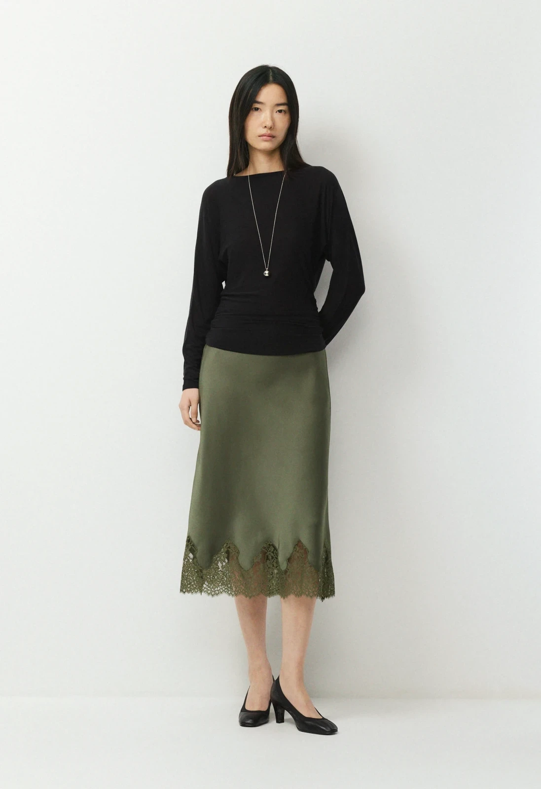 Henrietta Satin Skirt