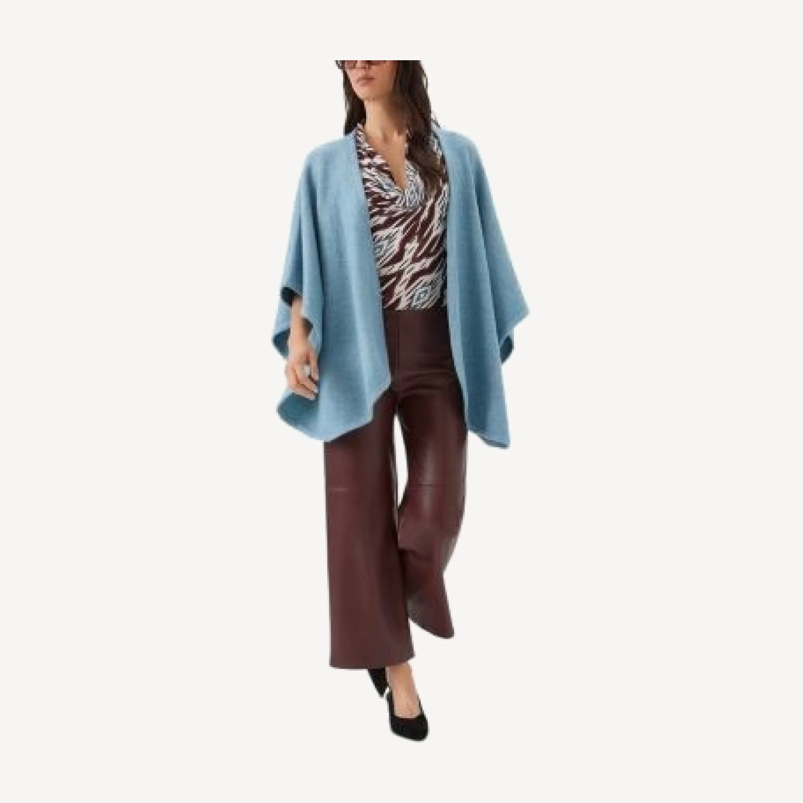 Karen Kane Faux Leather Pull On Ankle Pants