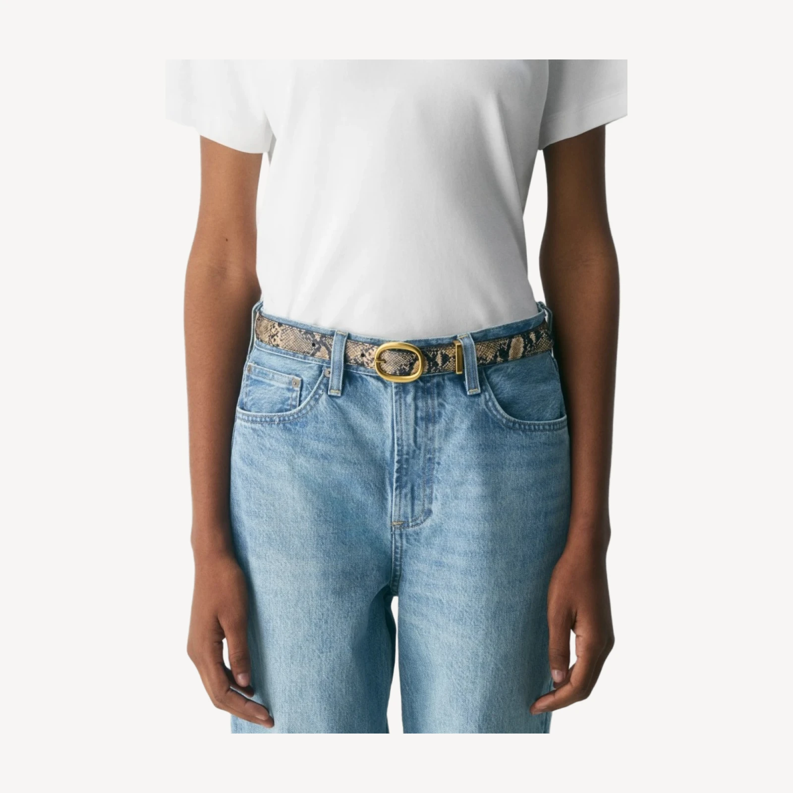 Lifetime Solid Brass Leather Belt