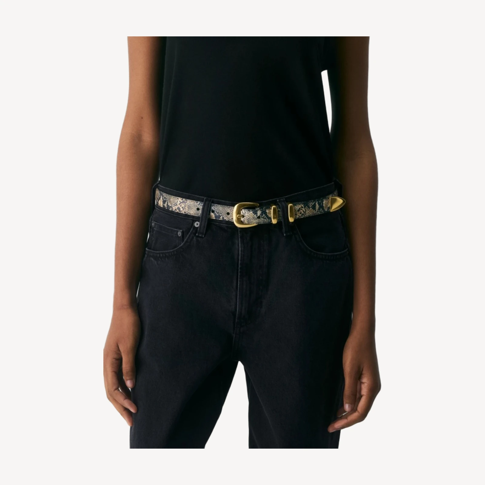 Legendary Solid Brass Leather Belt