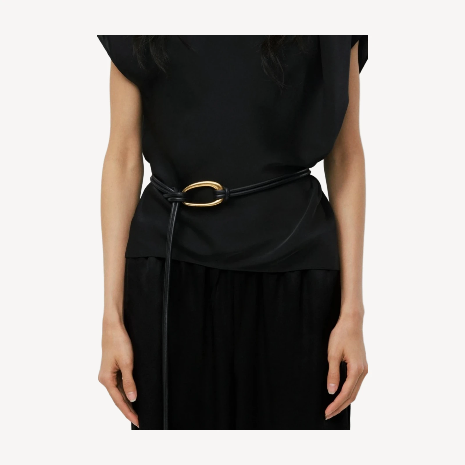 Evermore Solid Brass Belt - Smooth Leather